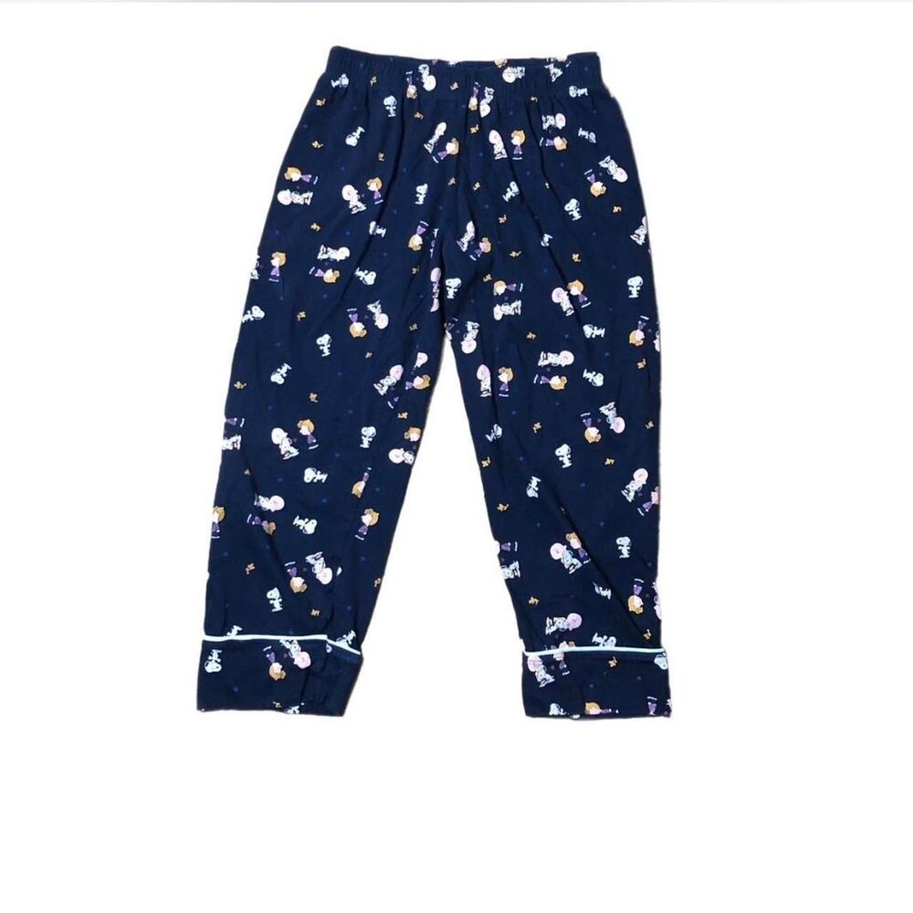 charlie brown the peanuts Navy and Blue Pajamas - Picture 3 of 4